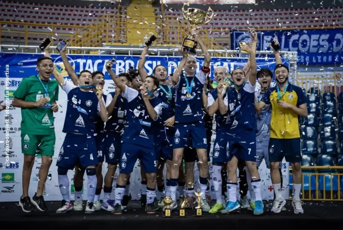 Equipe Sub-18 do Remo Goleia na final e conquista a Taça Brasil de Futsal