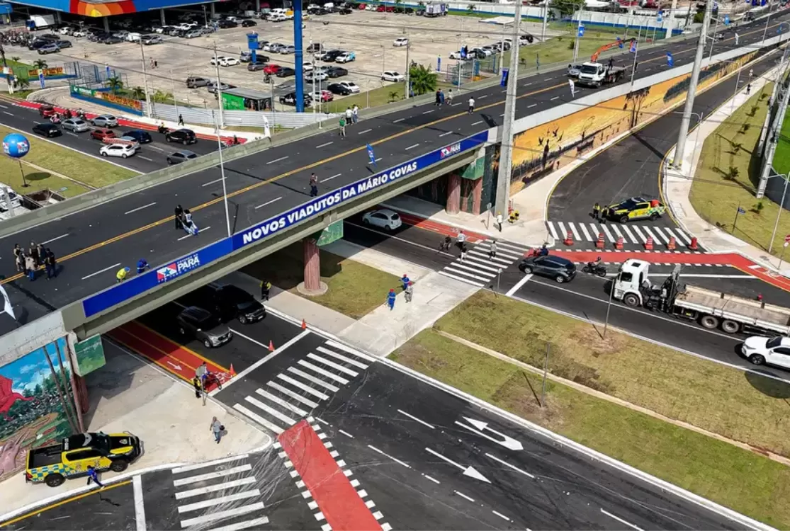 Governo entrega viaduto na confluência das avenidas Mário Covas e Independência