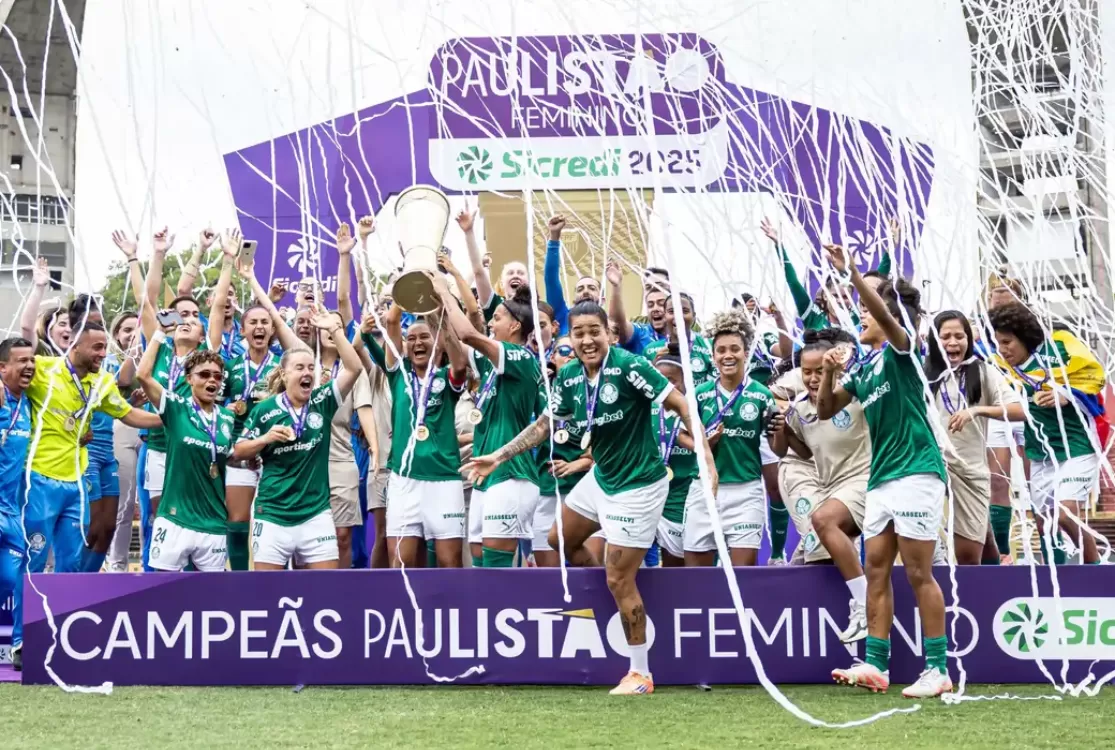 Palmeiras segura Corinthians e conquista o tetra do Paulista Feminino