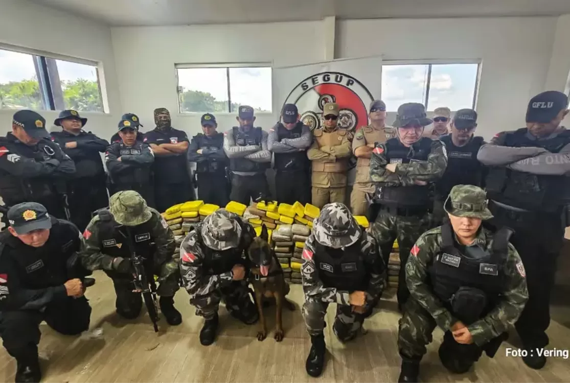 Pará bate novo recorde com apreensão de 16,6 toneladas de drogas em 2025