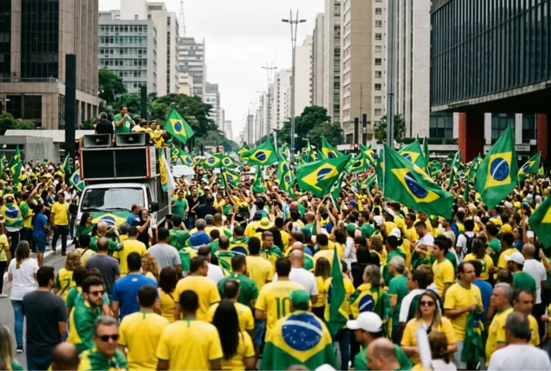 Relatório do Monitor USP/Cebrap, sobre ato da direita em SP, estima 20,4 mil pessoas