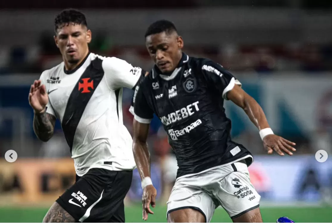 Remo volta a pecar nas finalizações e fica no empate com o Vasco no Mangueirão