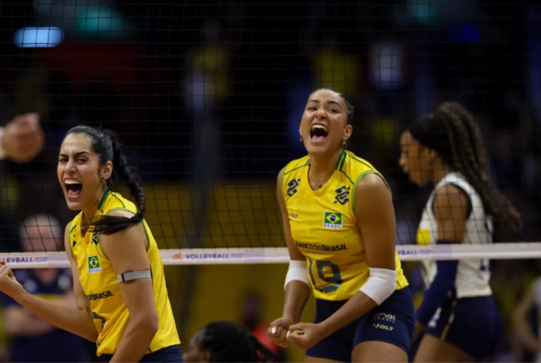 Seleção feminina de vôlei vence em Brasília e encerra invencibilidade da Itália