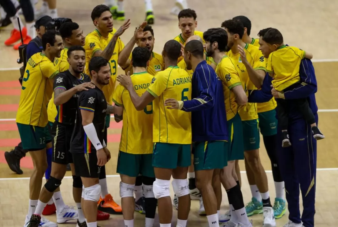 Brasil vence a Sérvia por 3 sets a 0 e mantém invencibilidade na Liga das Nações
