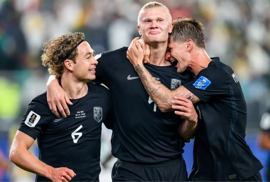 Noruega supera Senegal com 2 gols do artilheiro Haaland e vai ao mata-mata