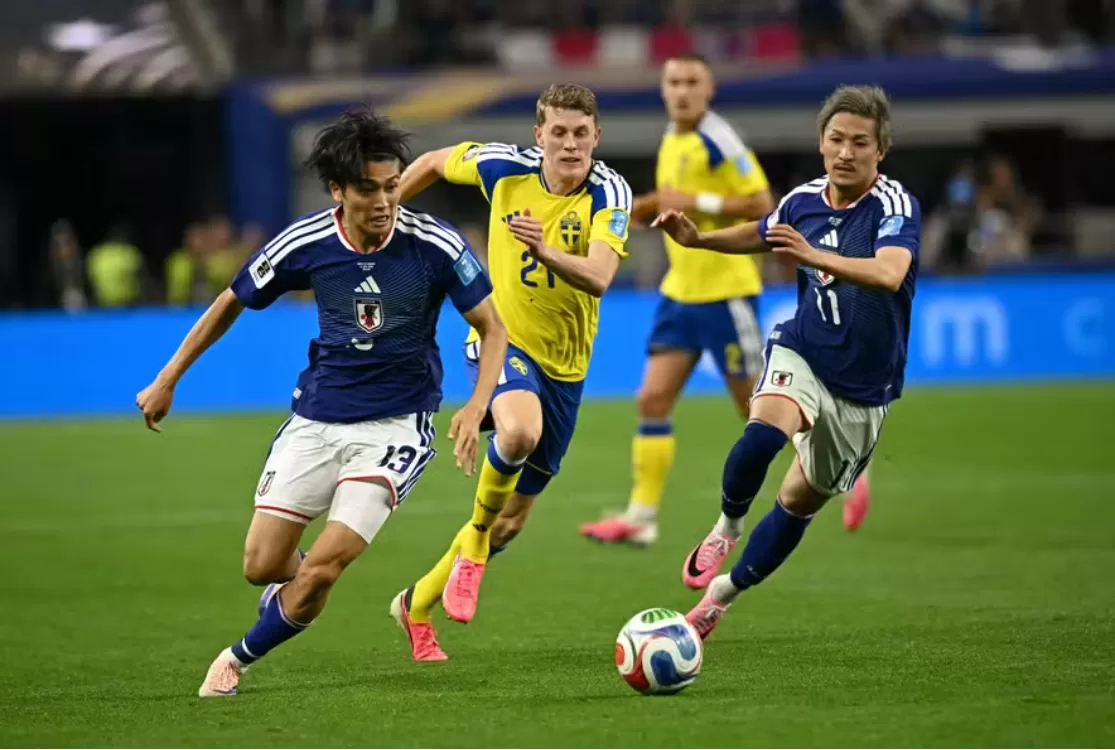 Japão empata com Suécia, se classifica no Grupo F e será o adversário do Brasil