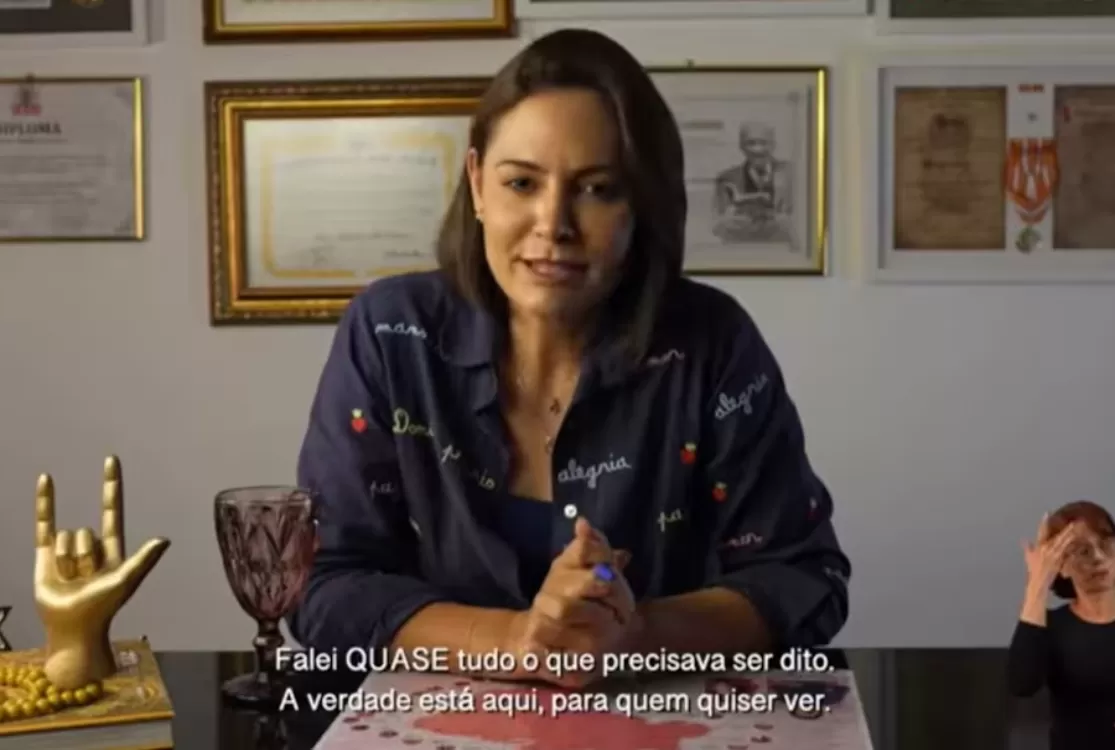 Michelle Bolsonaro anuncia saída do PL Mulher após crise com Flávio Bolsonaro