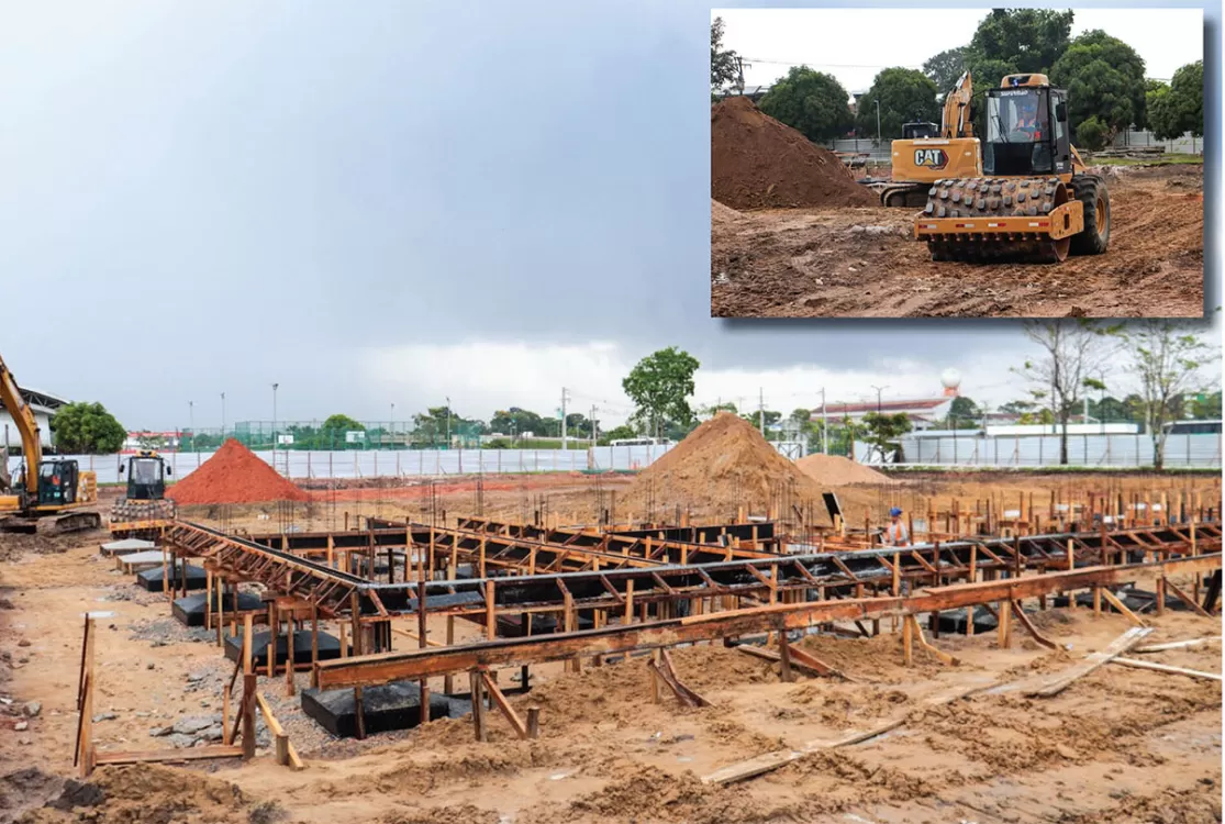 Belém corre para construir 
